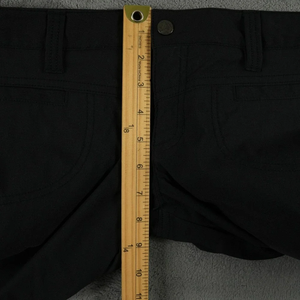 Athleta Trekkie‎ Hike Pants Women 6 Black Hiking Outdoor Technical Straight Leg